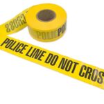 A crime Scene secured by the Police.