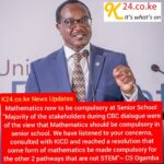 Education CS Julius Migos Ogamba