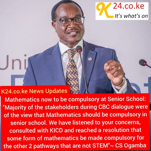 Education CS Julius Migos Ogamba