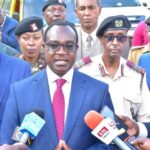 Education Cabinet Secretary Julius Migos Ogamba addresses journalistjpg