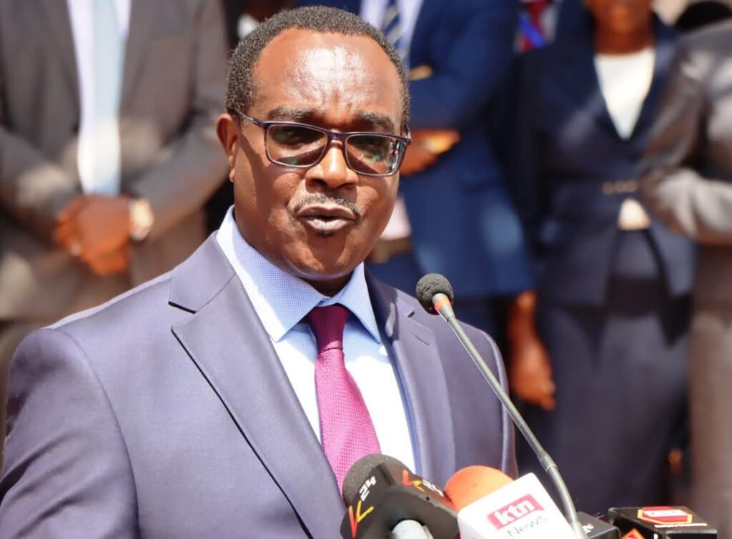 Ministry of Education Cabinet Secretary Julius Migos Ogamba