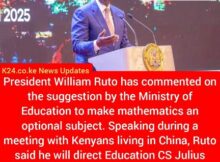 Ruto Responds to the Proposal to Make Mathematics an Optional Subject
