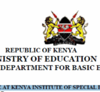 FULL TIME SNE DIPLOMA COURSE AT KENYA INSTITUTE OF SPECIAL EDUCATION