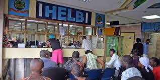 Students and Loan Beneficiaries receiving services at Helb head office in Nairobi