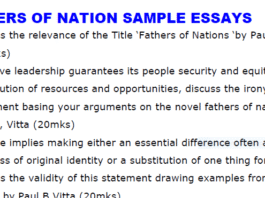 Fathers of Nations Study Guide, Questions and Answers