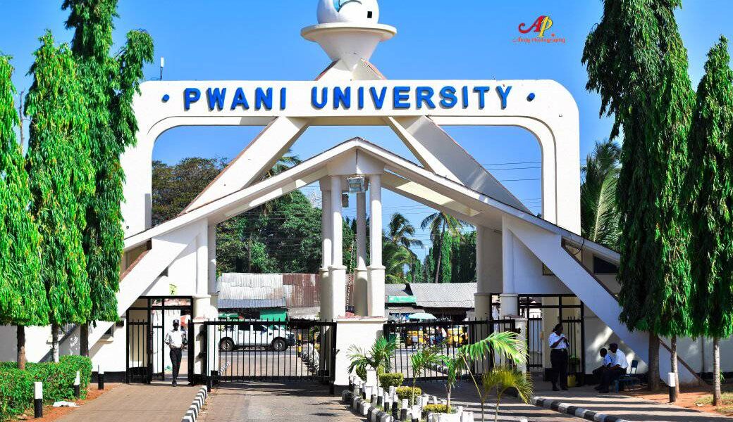 Pwani University's main entrance. Get KUCCPS admission letters, pdf Lists Portal login for all universities here.