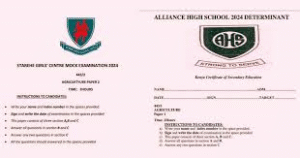 Free Latest Friends School Kamusinga and Bunyore Girls KCSE Mock Exams for all Subjects