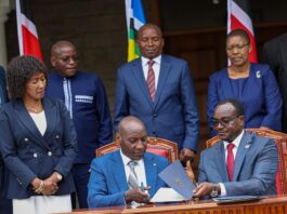 Officers from the Ministry of Education and the Teachers Service Commission when they meet with the Deputy President on May 15, 2025. Photo/Courtesy.