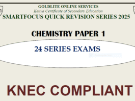 KCSE 2025 Smartfocus Quick Revision Exams