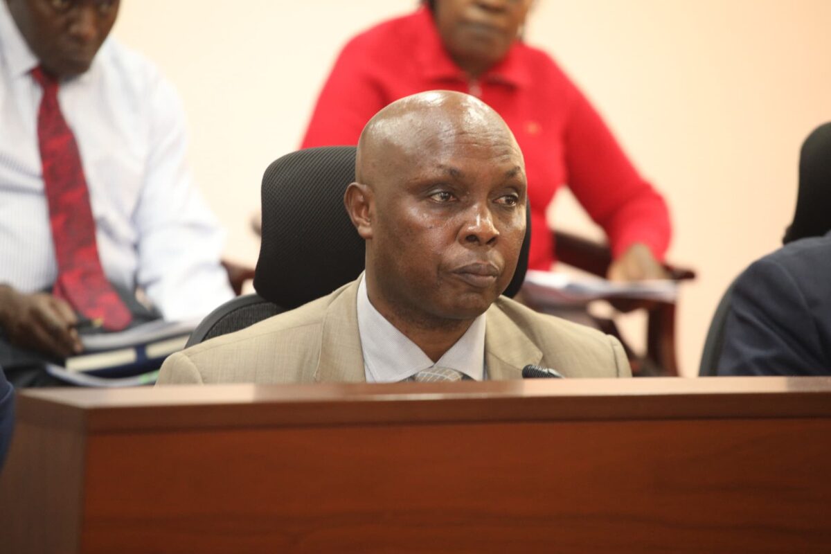 Teachers Service Commission, Finance Director Cheptumo Ayabei appears before members of the Education Committee in the National Assembly over budget estimates for the year 2025/2026. Photo/ Courtesy of National Assembly.