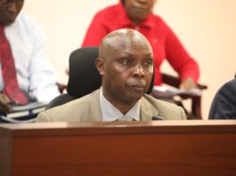 Teachers Service Commission, Finance Director Cheptumo Ayabei appears before members of the Education Committee in the National Assembly over budget estimates for the year 2025/2026. Photo/ Courtesy of National Assembly.