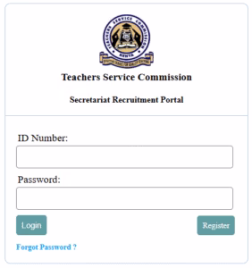 TSC Secretariat Recruitment Portal